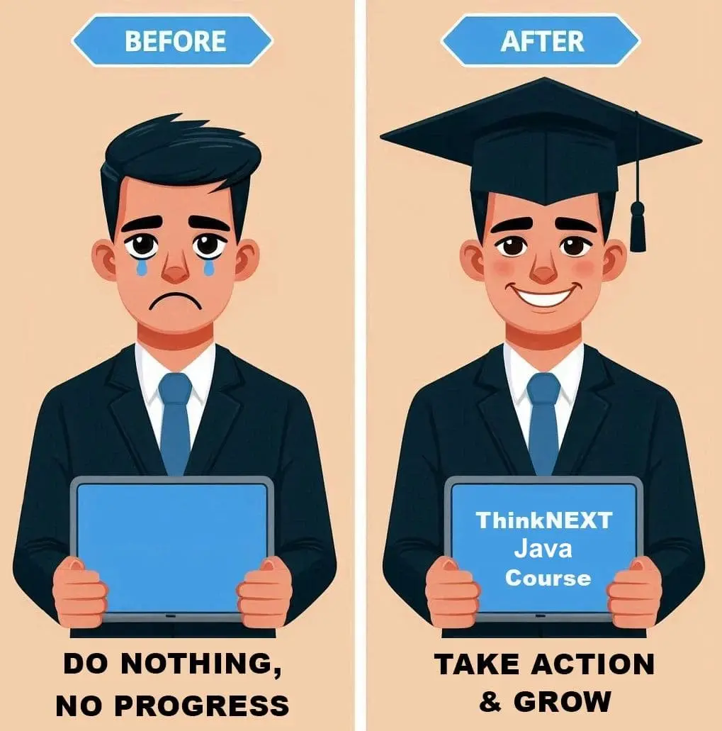 Before joining and after joining Java Training in Chandiggarh